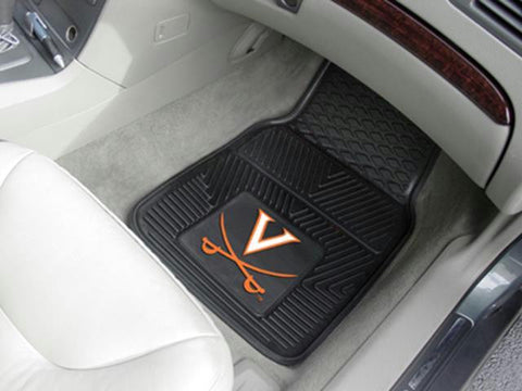 FanMats University of Virginia 2-pc Vinyl Car Mat Set