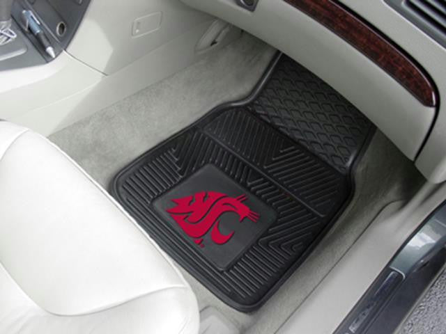 FanMats Washington State University 2-pc Vinyl Car Mat Set