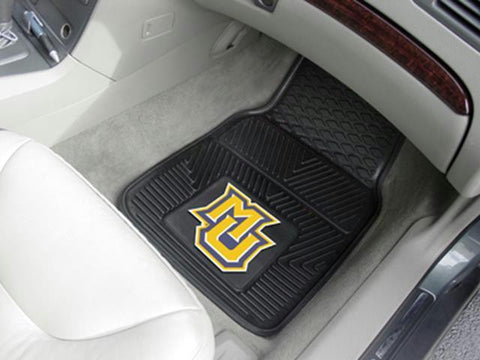 FanMats Marquette University  Heavy Duty 2-Piece Vinyl Car Mats 18x27