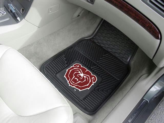 FanMats Missouri State Heavy Duty 2-Piece Vinyl Car Mats 18x27