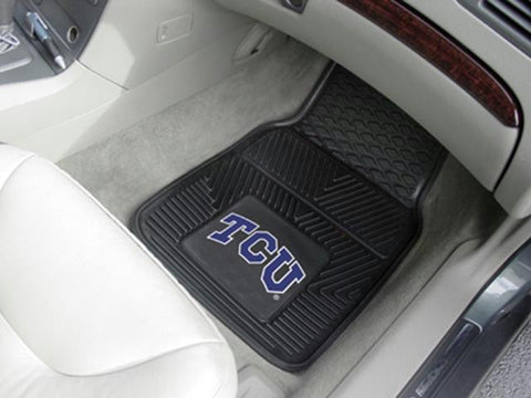 FanMats Texas Christian University 2-pc Vinyl Car Mat Set