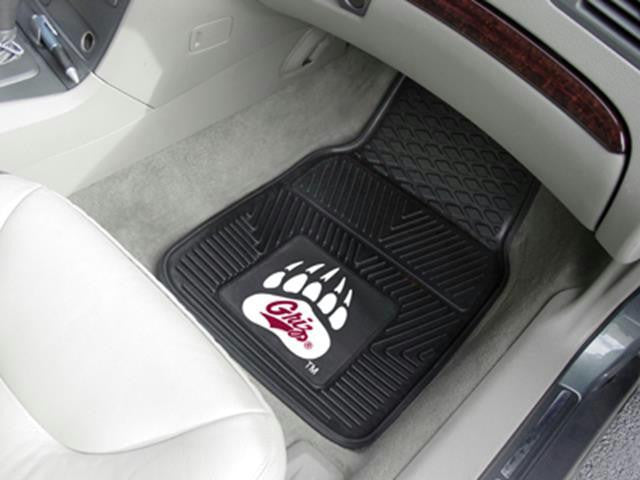 FanMats Montana 2-pc Heavy Duty Vinyl Carpet Car Mats 18x27