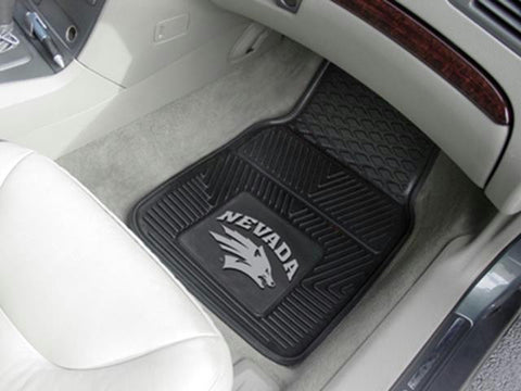 FanMats University of Nevada  Heavy Duty 2-Piece Vinyl Car Mats 18x27