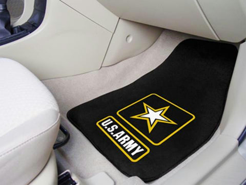 FanMats Army 2-piece Carpeted Car Mats 18x27