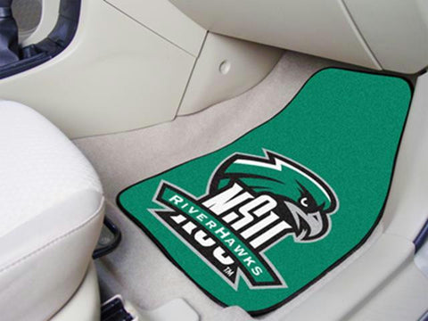 FanMats Northeastern State University 2-piece Carpeted Car Mats 18x27