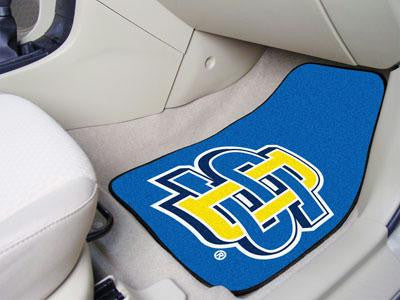 FanMats South Dakota State University 2-pc Printed Carpet Car Mat Set