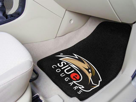 FanMats SIU-Edwardsville 2-piece Carpeted Car Mats 18x27