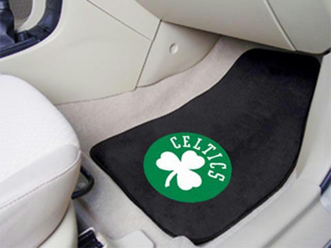 FanMats NBA - Boston Celtics 2-piece Carpeted Car Mats 18x27