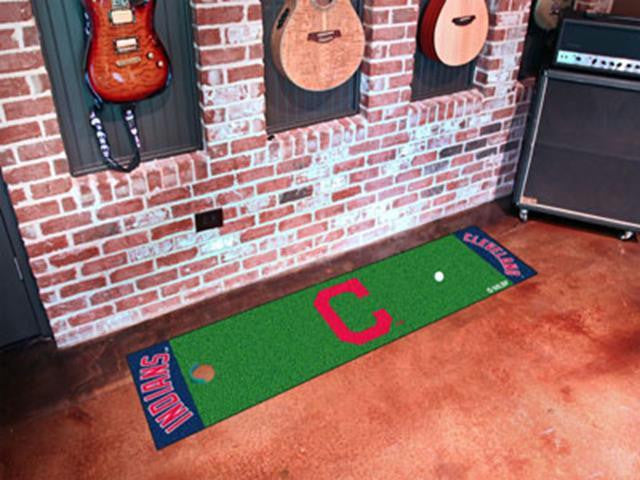 FanMats MLB - Cleveland Indians Block-C Putting Green Runner