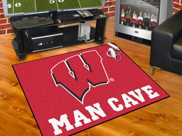 FanMats  University of Wisconsin  Man Cave All-Star Mat 34x45