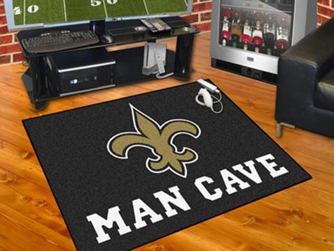 FanMats  NFL - New Orleans Saints Man Cave All-Star Mat 34x45