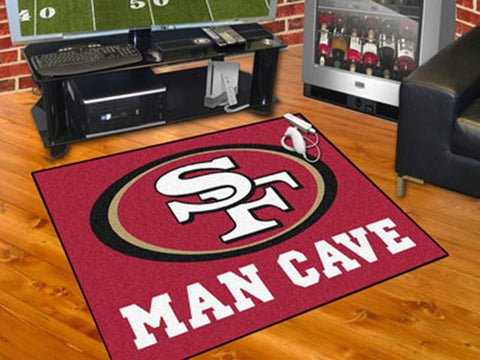 FanMats  NFL - San Francisco 49ers Man Cave All-Star Mat 34x45