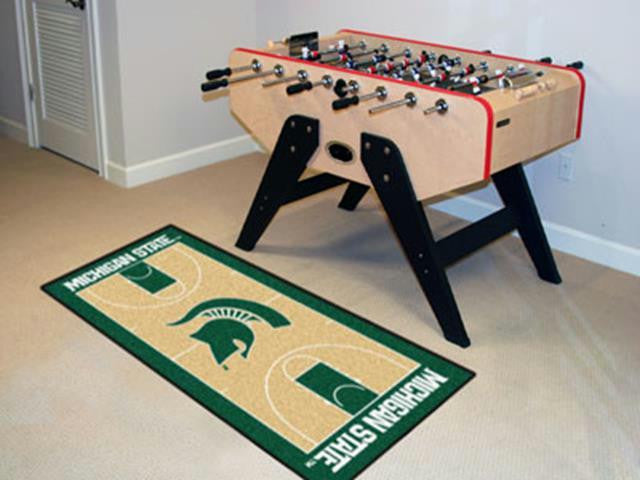 FanMats Michigan State Basketball Court Runner 30x72