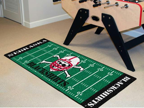 FanMats University of Nebraska Blackshirts Football Field Runner 30x72