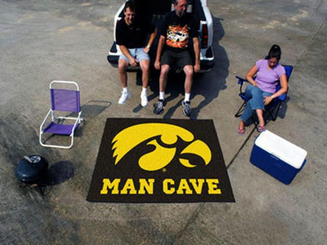 FanMats  University of Iowa  Man Cave Tailgater Rug 60x72