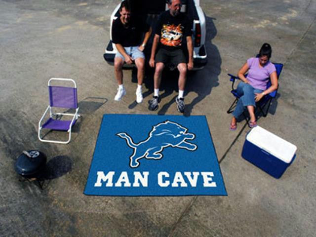 FanMats  NFL - Detroit Lions Man Cave Tailgater Rug 60x72