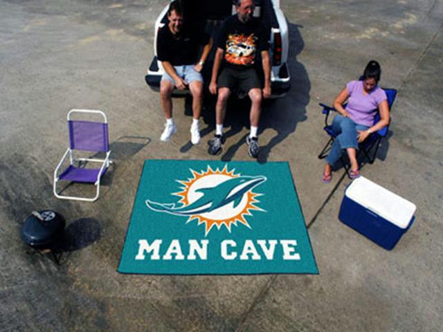 FanMats  NFL - Miami Dolphins Man Cave Tailgater Rug 60x72