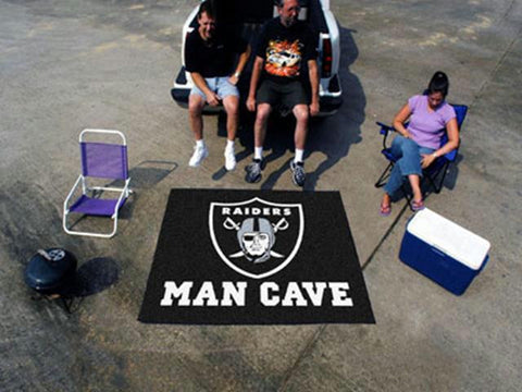 FanMats  NFL - Oakland Raiders Man Cave Tailgater Rug 60x72