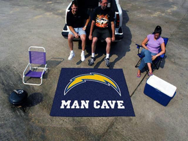 FanMats  NFL - San Diego Chargers Man Cave Tailgater Rug 60x72