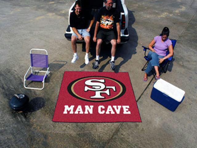 FanMats  NFL - San Francisco 49ers Man Cave Tailgater Rug 60x72