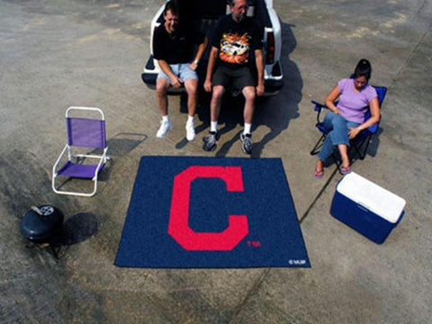 FanMats MLB - Cleveland Indians Block-C Tailgater Rug 60x72