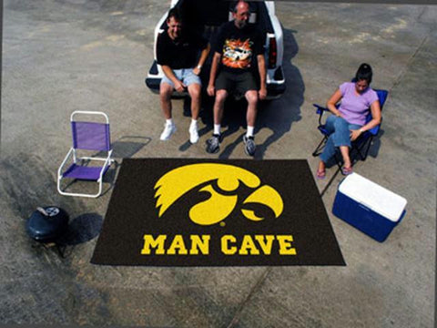 FanMats  University of Iowa  Man Cave UltiMat Rug 60x96