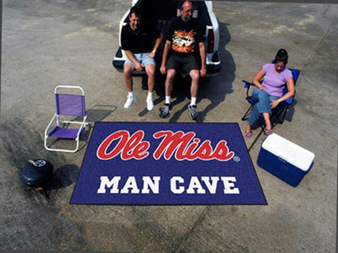 FanMats  University of Mississippi - Ole Miss  Man Cave UltiMat Rug 60x96