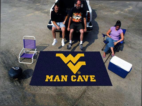 FanMats  West Virginia University  Man Cave UltiMat Rug 60x96