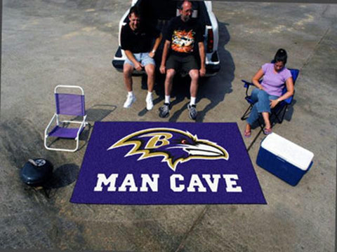 FanMats  NFL - Baltimore Ravens Man Cave UltiMat Rug 60x96