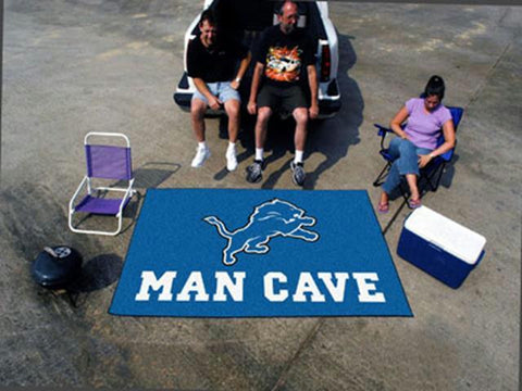 FanMats  NFL - Detroit Lions Man Cave UltiMat Rug 60x96