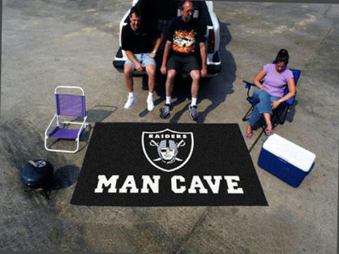 FanMats  NFL - Oakland Raiders Man Cave UltiMat Rug 60x96