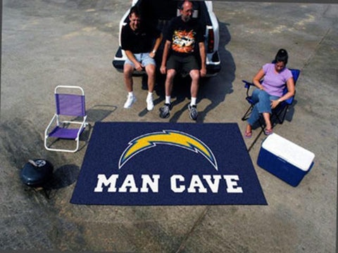 FanMats  NFL - San Diego Chargers Man Cave UltiMat Rug 60x96