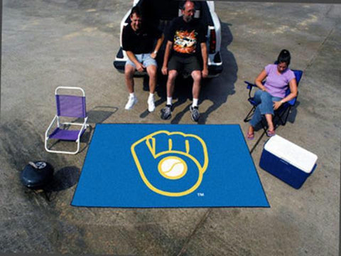 FanMats MLB - Milwaukee Brewers Ball in Glove Ulti-Mat 60x96