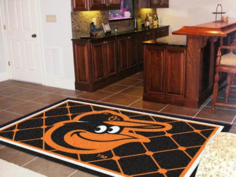 FanMats MLB - Baltimore Orioles Cartoon Bird Rug 5x8 60x92