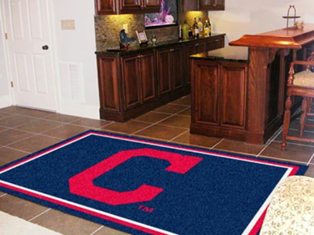 FanMats MLB - Cleveland Indians Block-C Rug 5x8 60x92