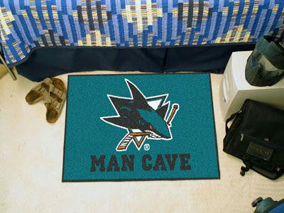 FanMats  San Jose Sharks Man Cave Starter Rug 19x30