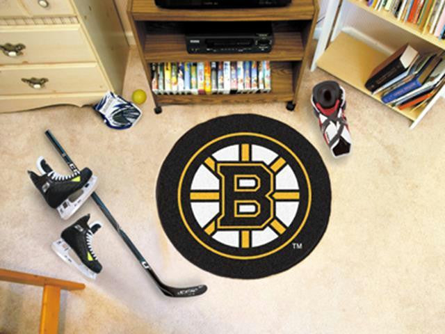 FanMats Boston Bruins Puck Mat  27 diameter