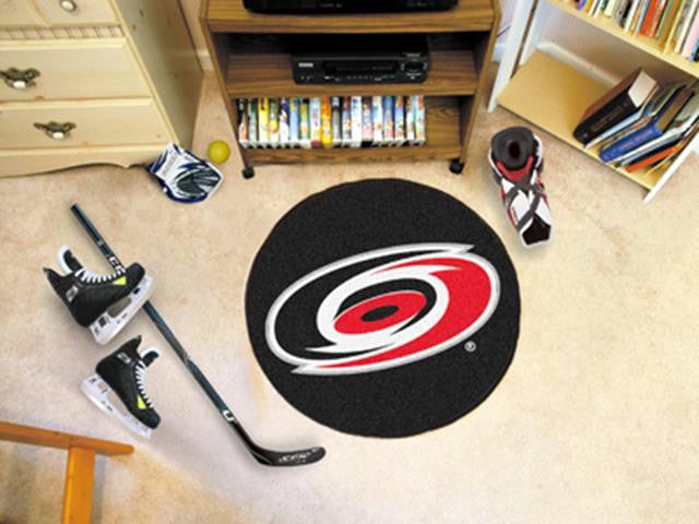 FanMats Carolina Hurricanes Puck Mat  27 diameter