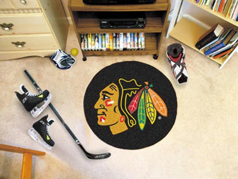 FanMats Chicago Blackhawks Puck Mat  27 diameter