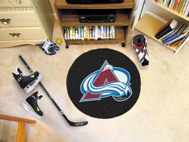 FanMats Colorado Avalanche Puck Mat  27 diameter