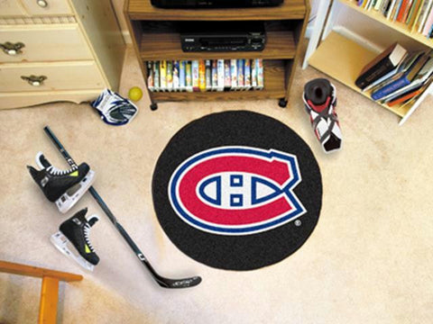 FanMats Montreal Canadiens Puck Mat  27 diameter