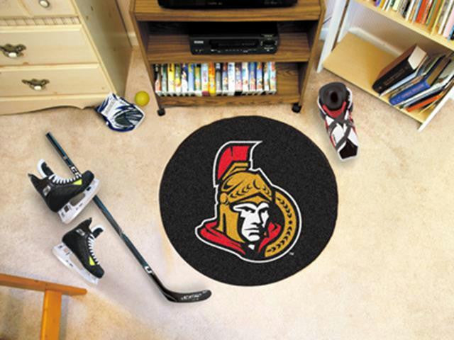 FanMats Ottawa Senators Puck Mat  27 diameter