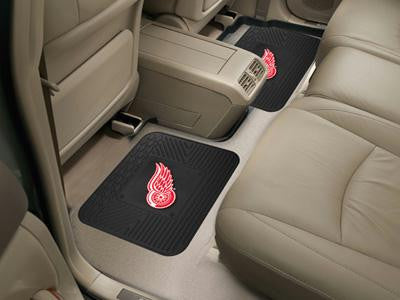 FanMats Detroit Red Wings  Backseat Utility Mats 2 Pack 14x17