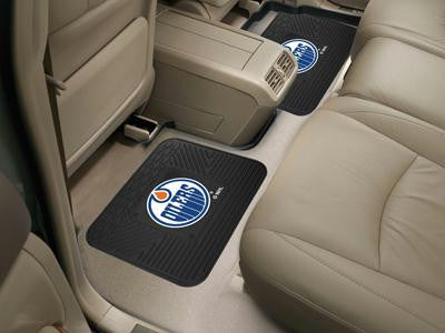 FanMats Edmonton Oilers  Backseat Utility Mats 2 Pack 14x17