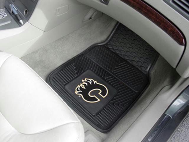 FanMats Calgary Flames 2-pc Heavy Duty Vinyl Car Mat Set 18x27