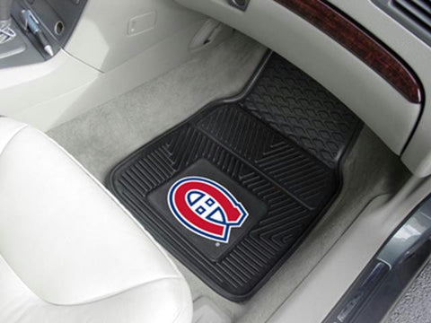 FanMats Montreal Canadiens 2-pc Heavy Duty Vinyl Car Mat Set 18x27