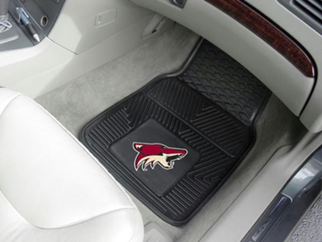 FanMats Phoenix Coyotes 2-pc Heavy Duty Vinyl Car Mat Set 18x27