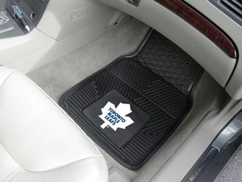 FanMats Toronto Maple Leafs 2-pc Heavy Duty Vinyl Car Mat Set 18x27