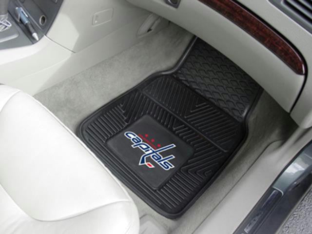 FanMats Washington Capitals 2-pc Heavy Duty Vinyl Car Mat Set 18x27