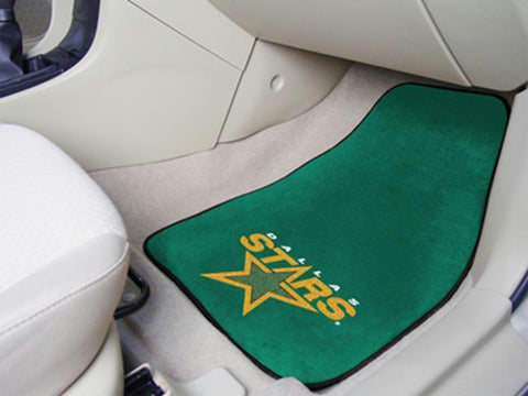 FanMats Dallas Stars 2-pc Printed Carpet Car Mats 18x27